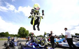 Collard jumps for joy after double win