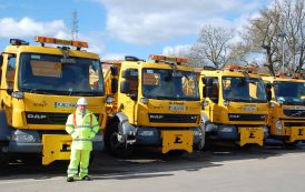 Winter runs begin for salting lorries