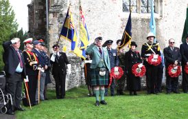 Young and old gather to remember those fallen